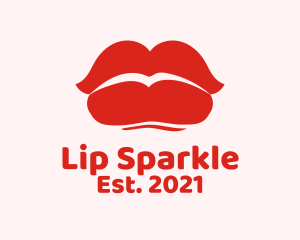 Sexy Red Lips  logo design