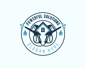 Gutter Pressure Washing logo design