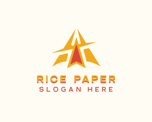 Shipping Plane Logistics logo design