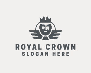 Crown King Wings logo design