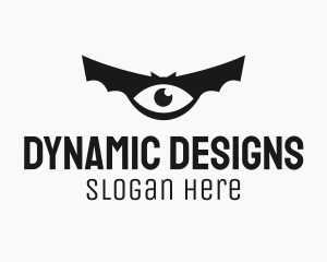 Black Bat Eye logo