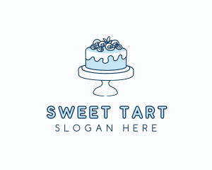 Cake Baking Dessert logo design