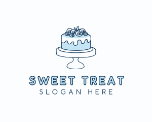 Cake Baking Dessert logo design