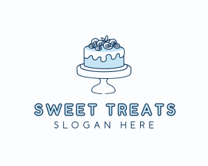 Cake Baking Dessert logo design