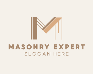 Professional Property Builder Letter M logo design