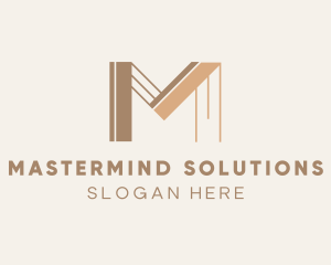 Professional Property Builder Letter M logo design