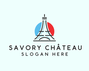 Eiffel Tower Travel logo design