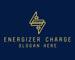 Electrical Circuit Plug logo design