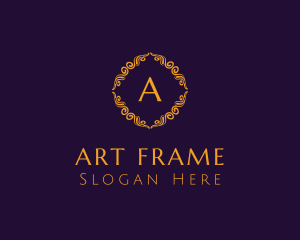 Elegant Frame Salon logo design