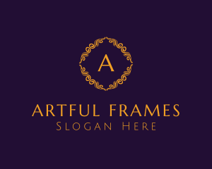 Elegant Frame Salon logo design