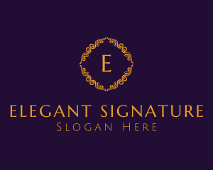 Elegant Frame Salon logo design