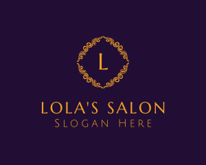 Elegant Frame Salon logo design