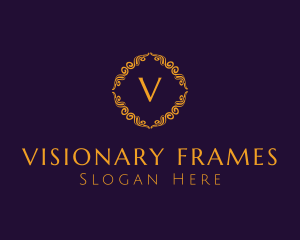 Elegant Frame Salon logo design