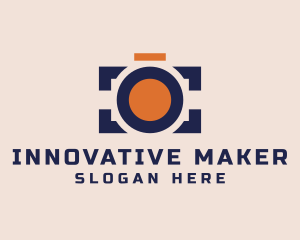 Camera Lens Photography logo design