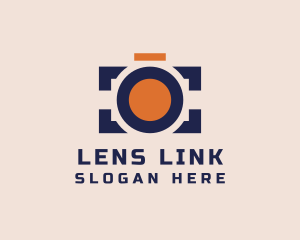 Camera Lens Photography logo design