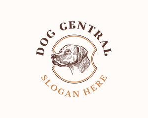 Hound Dog Grooming logo design