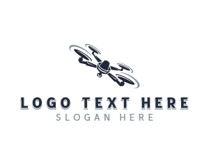 Aerial Quadcopter Drone logo