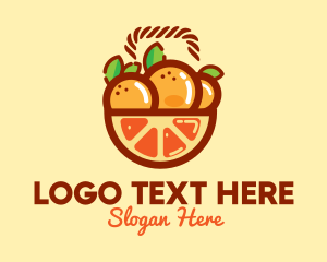 Orange Fruit Basket  logo