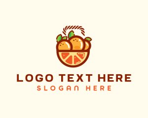 Orange Fruit Basket  logo