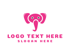 Pink Elephant Trunk logo