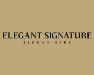 Premium Elegant Brand logo design