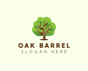 Eco Oak Tree Environmental  logo design