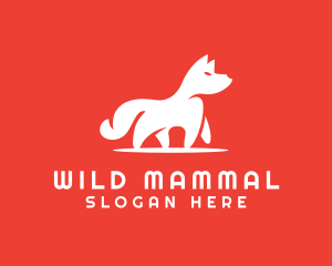 Wild Fox Animal logo design