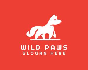 Wild Fox Animal logo design