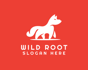 Wild Fox Animal logo design