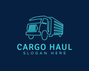 Transport Truck Company logo design