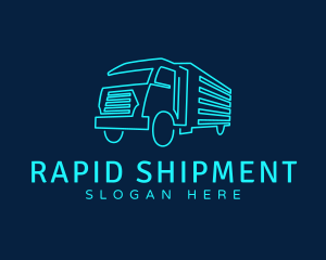 Transport Truck Company logo design