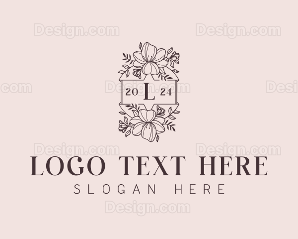 Wedding Event Florist Logo