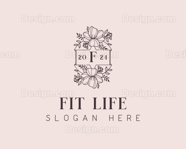 Wedding Event Florist Logo