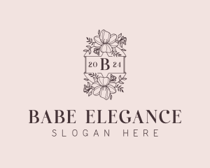 Wedding Event Florist logo design