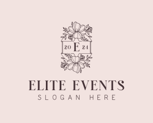 Wedding Event Florist logo design