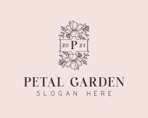 Wedding Event Florist logo design