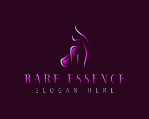 Erotic Woman Body logo design