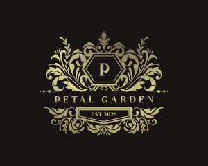 Floral Stylish Wedding logo design