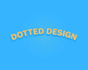 Fun Cartoon Dots logo design