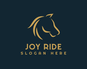 Horse Mane Equine logo design