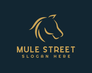 Horse Mane Equine logo