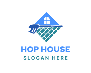 House Pressure Washer logo design