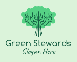 Green Tree Park  logo design