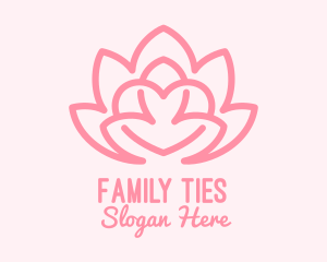 Pink Lovely Lotus  logo design