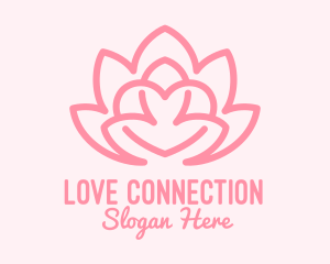 Pink Lovely Lotus  logo design