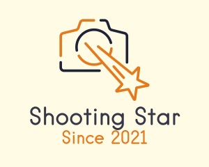 Shooting Star Camera logo design