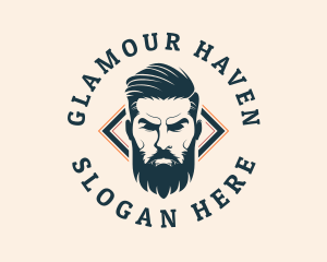 Pompadour Barber Styling logo