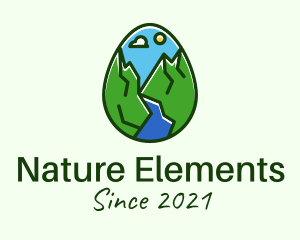 Nature Park Egg logo design