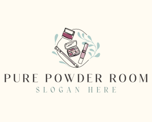 Floral Cosmetics Makeup logo design