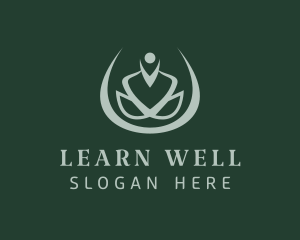 Green Yoga Wellness logo design